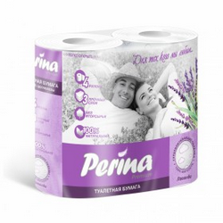 Туалетная бумага Perina Лаванда 3-х.сл.4рул.