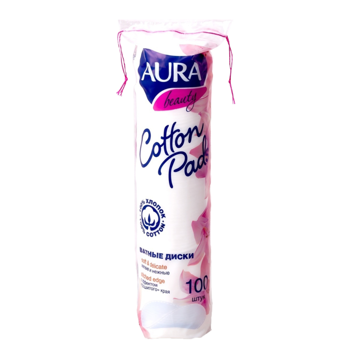 AURA Ватн. диски 100шт.